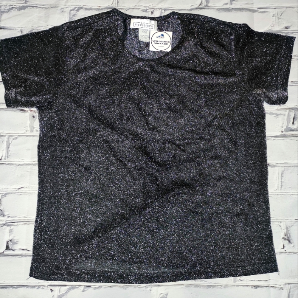 Metallic Glitter shirt size Large